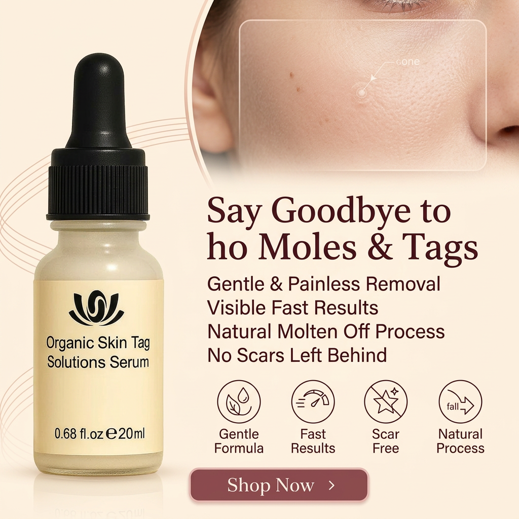 Organic Skin Tag Remover Serum | All Natural For Warts