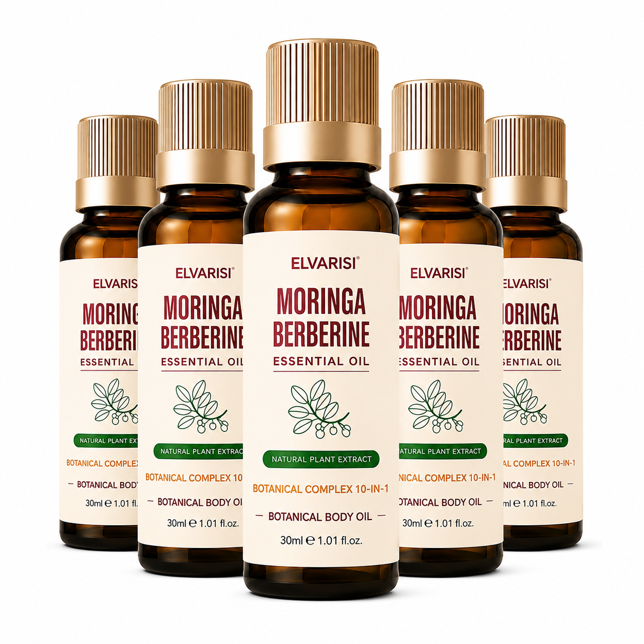 Botanical Body Oil for Smooth & Firm Skin – Lightweight, Fast-Absorbing Massage Oil for Belly, Waist, Thighs & Arms