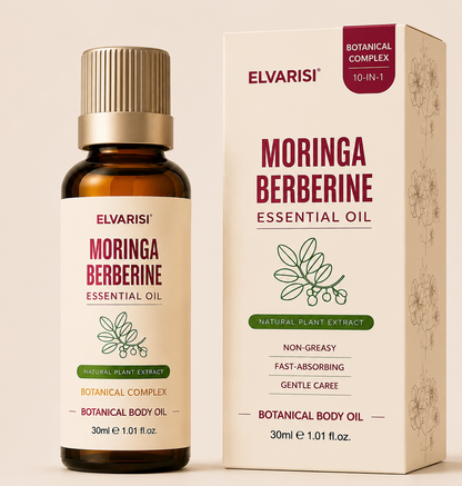 Botanical Body Oil for Smooth & Firm Skin – Lightweight, Fast-Absorbing Massage Oil for Belly, Waist, Thighs & Arms