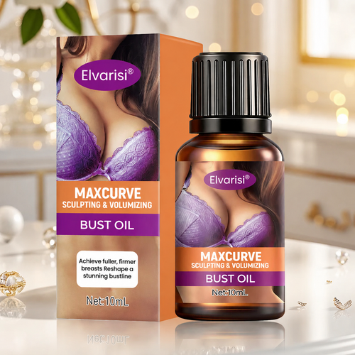 Elvarisi® MaxCurve Sculpting & Volumizing Bust Oil 🌸 — Say Goodbye to Sagging & Flat Busts 💖, Get Fuller, Firmer Curves 📈, Non-Surgical ✅, Try It Now! 🔥